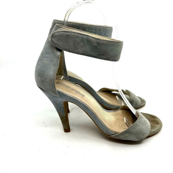 Jeffrey Campbell Lindsay Ankle Strap Suede Sandal Women's 6.5 US - Picture 3 of 10